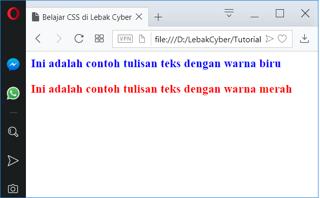 Cara Memasukan Kode Css Ke Halaman Html Lebak Cyber