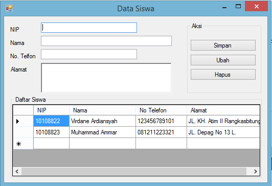 Menampilkan Data Dari Database MySQL Ke DataGridView VB.Net