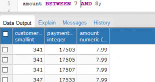 Tutorial Belajar Postgresql Between