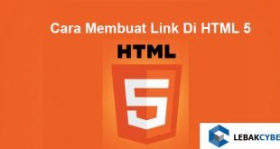 Cara Membuat Link Di HTML 5