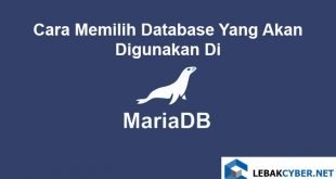 Cara Memilih Database Yang Akan Digunakan Di MariaDB