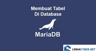 Membuat Tabel Di Database MariaDB