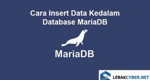 Cara Insert Data Kedalam Database MariaDB