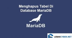 Menghapus Tabel Di Database MariaDB