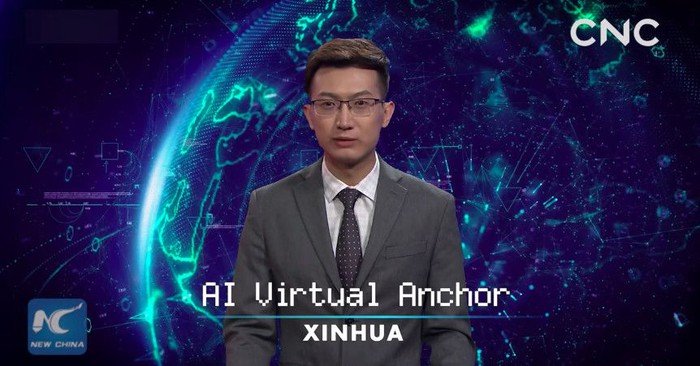 China Pamerkan Penyiar Berita Virtual