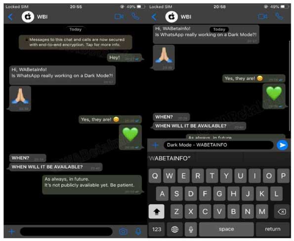 Dark Mode WhatsApp Sudah Bisa Diaktifkan