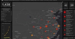 Pantau Penyebaran Virus Corona Melalui Peta Real-Time