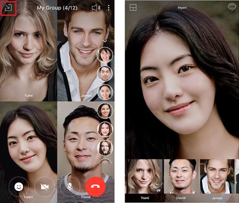 Video Call di Line Bisa Sampai 200 Orang