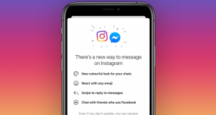 Logo DM Di Instagram Berubah Jadi Facebook Messenger