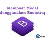 Membuat Modal Menggunakan Bootstrap